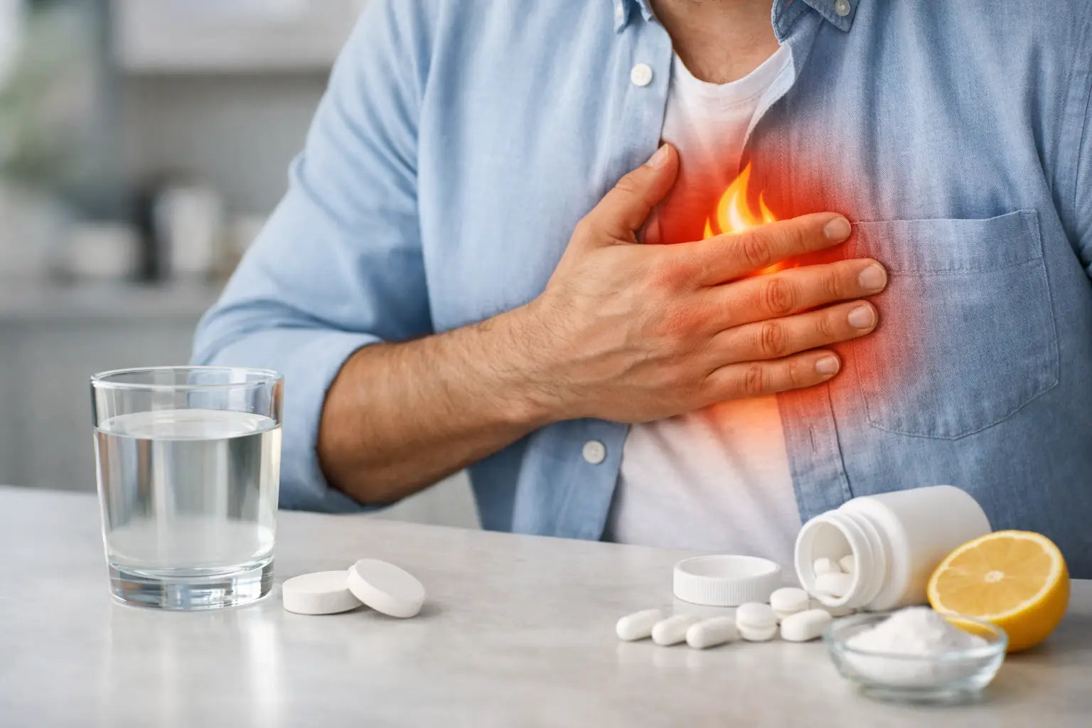 O que tomar para azia rápida