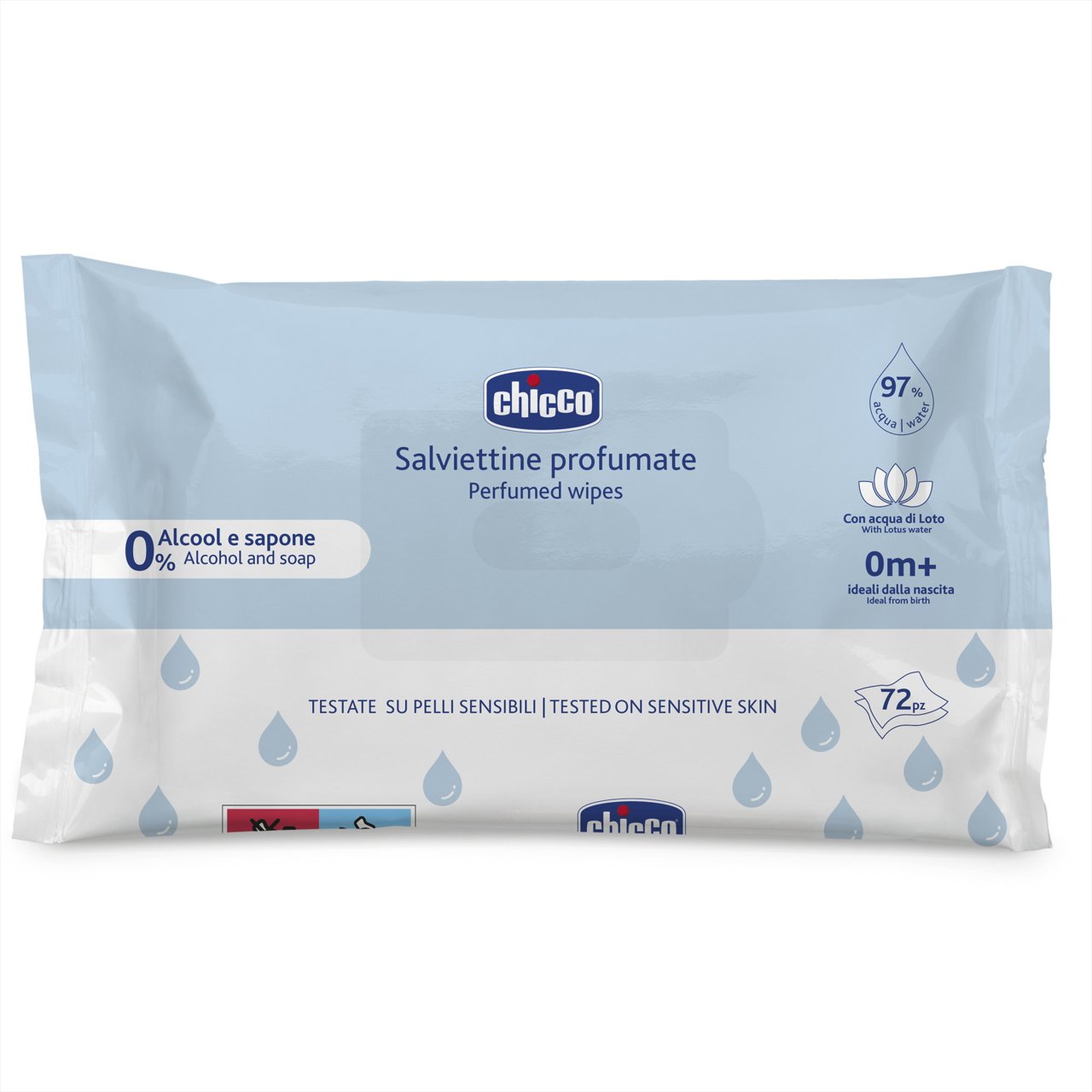 Chicco 72 Toalhitas Perfumadas 0M+ - Farmácia Garcia