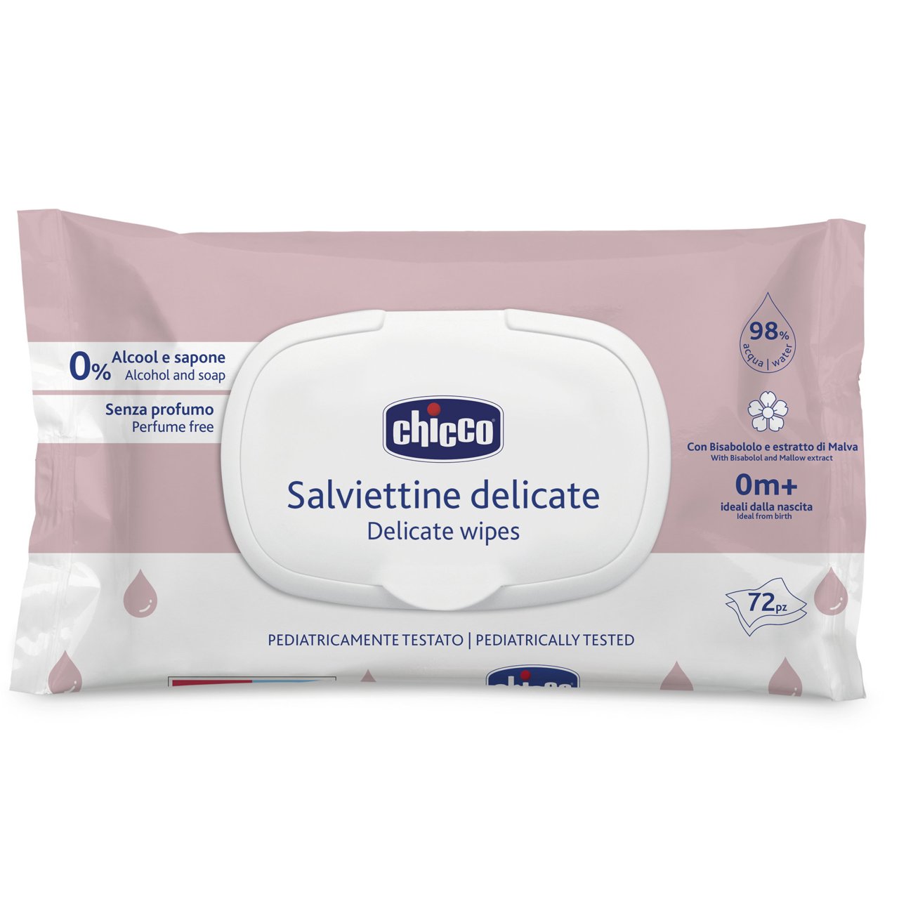 Chicco Pack 3 x 72 Toalhitas Delicadas 0M+ - Farmácia Garcia