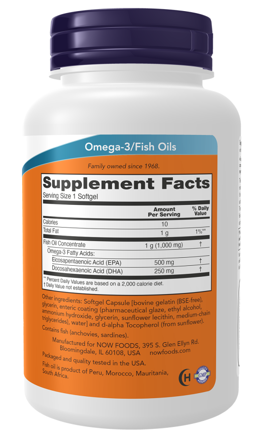NOW Ultra Omega-3 Fish Oil 90 Cápsulas Moles - Farmácia Garcia