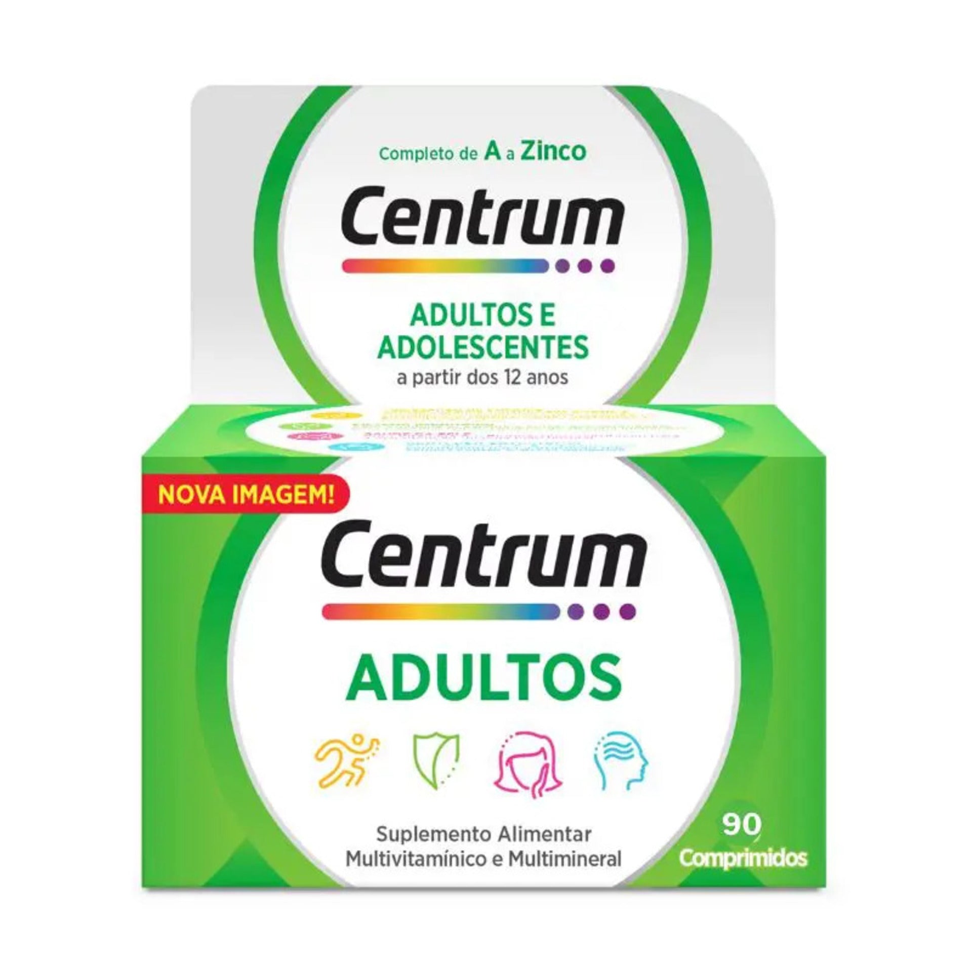 Centrum Adultos 90 Comprimidos - Farmácia Garcia