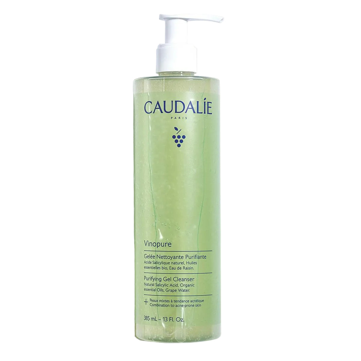 Caudalie Vinopure Geleia De Limpeza Purificante 385ml - Farmácia Garcia