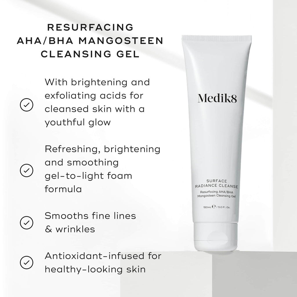 Medik8 Surface Radiance Clean Gel 40ml - Farmácia Garcia