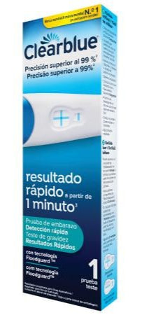Clearblue Teste Gravidez 1 minuto 1 Teste - Farmácia Garcia