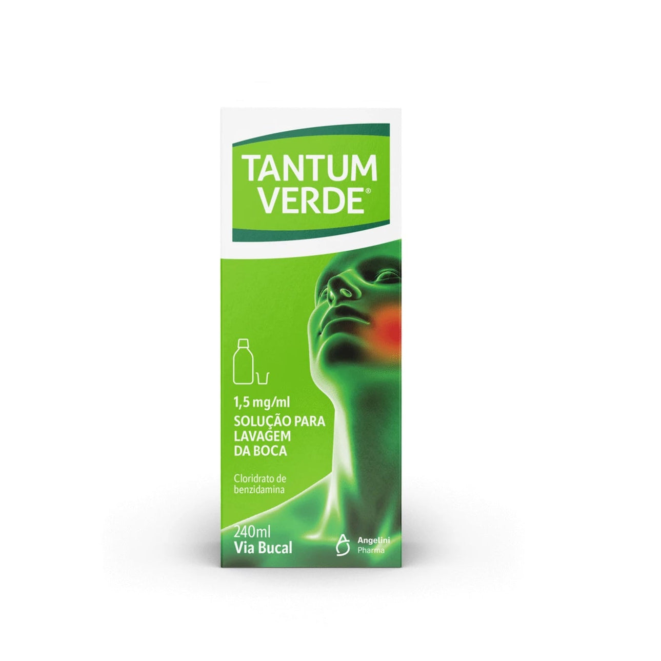 Tantum Verde Solução Bucal 1,5mg 240ml - Farmácia Garcia