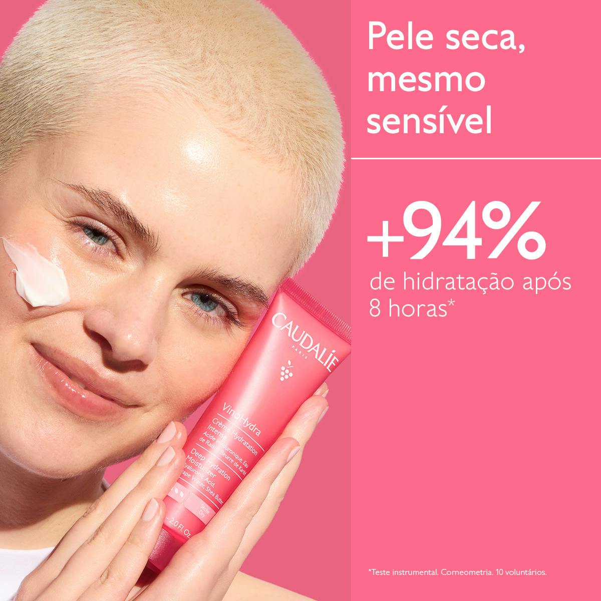 Caudalie VinoHydra Creme Hidratação Intensa 60ml - Farmácia Garcia
