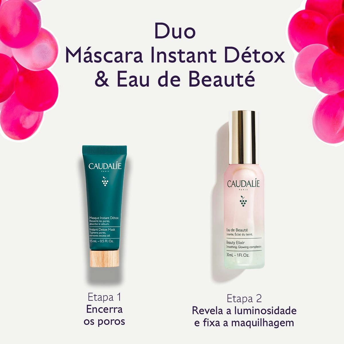 Caudalie Coffret Duo Eau de Beauté & Máscara Détox - Farmácia Garcia