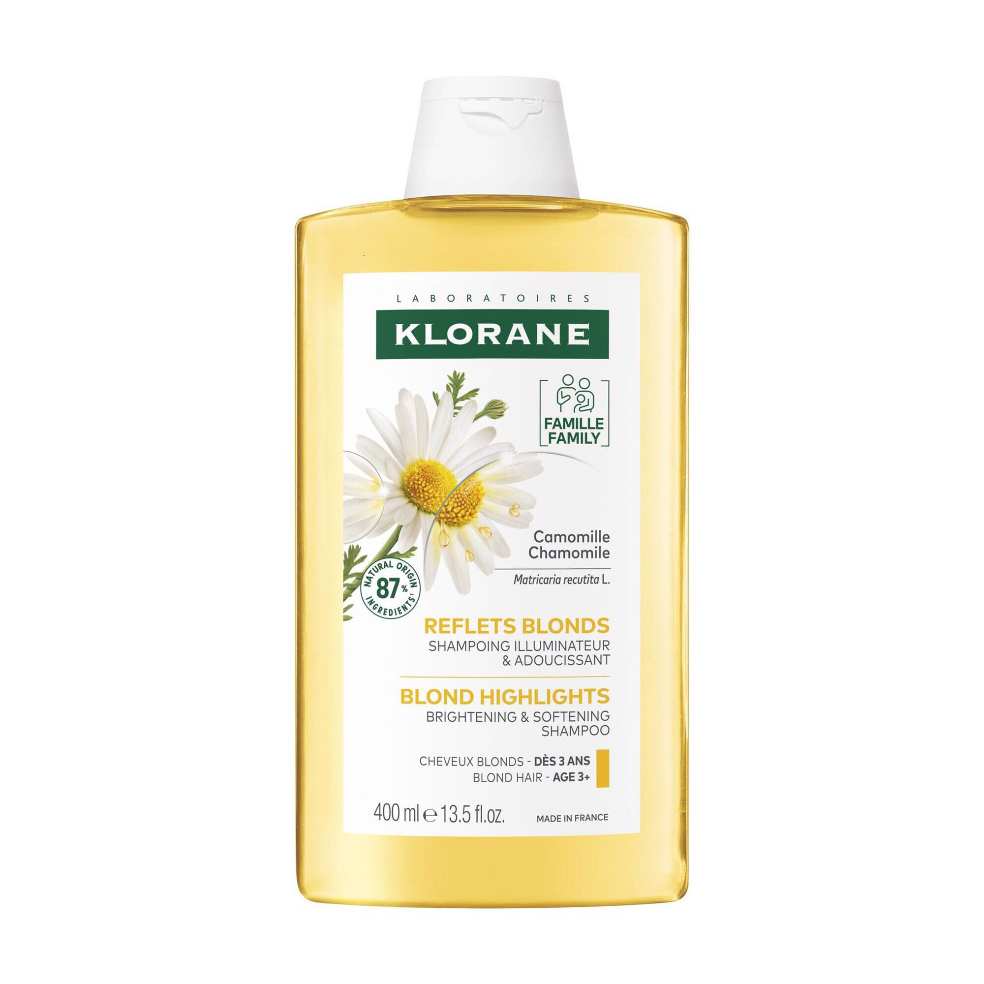 Klorane Capilar Champô Camomila 400ml