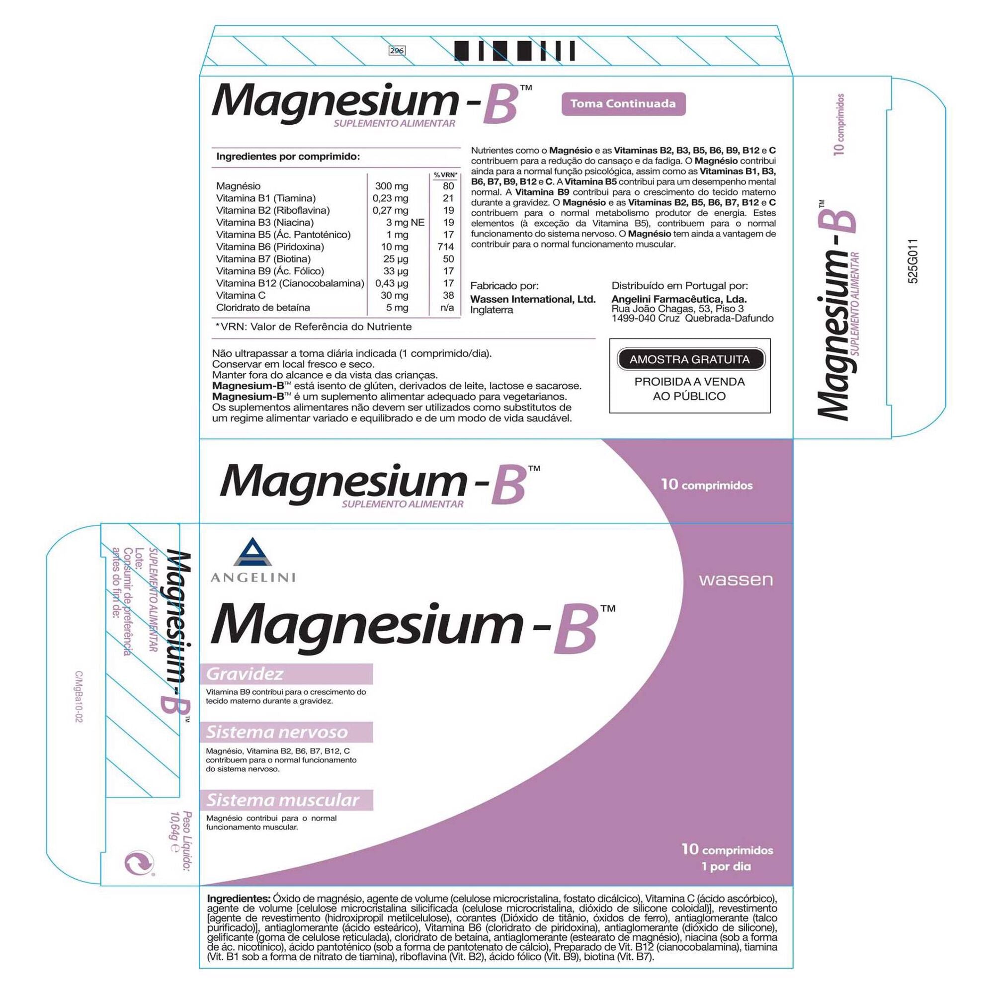 Magnesium B Comprimidos x30 - Farmácia Garcia