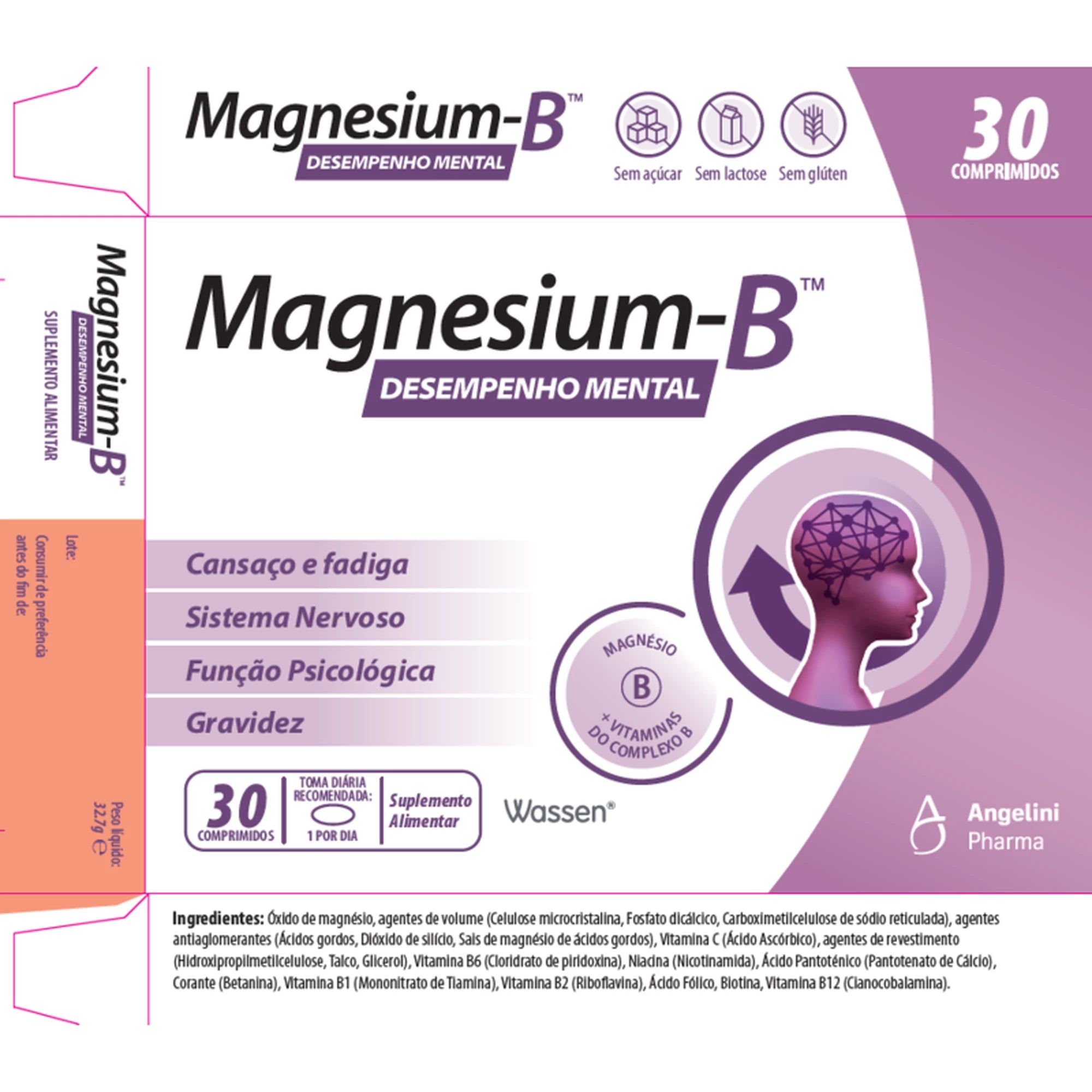 Magnesium-B 30 Comprimidos Pack Económico - Farmácia Garcia