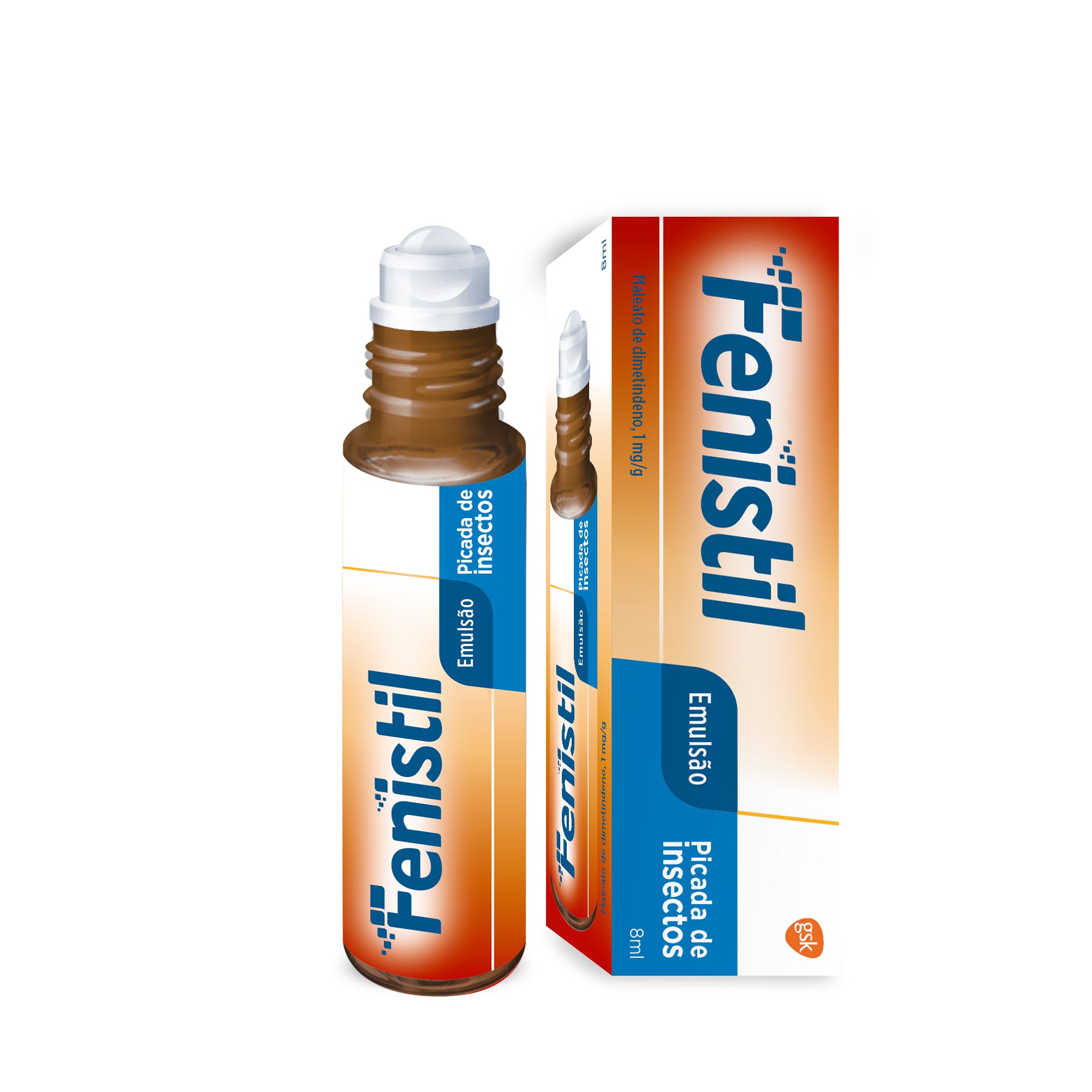 Fenistil Emulsão Roll-On 1mg/g 8ml - Farmácia Garcia