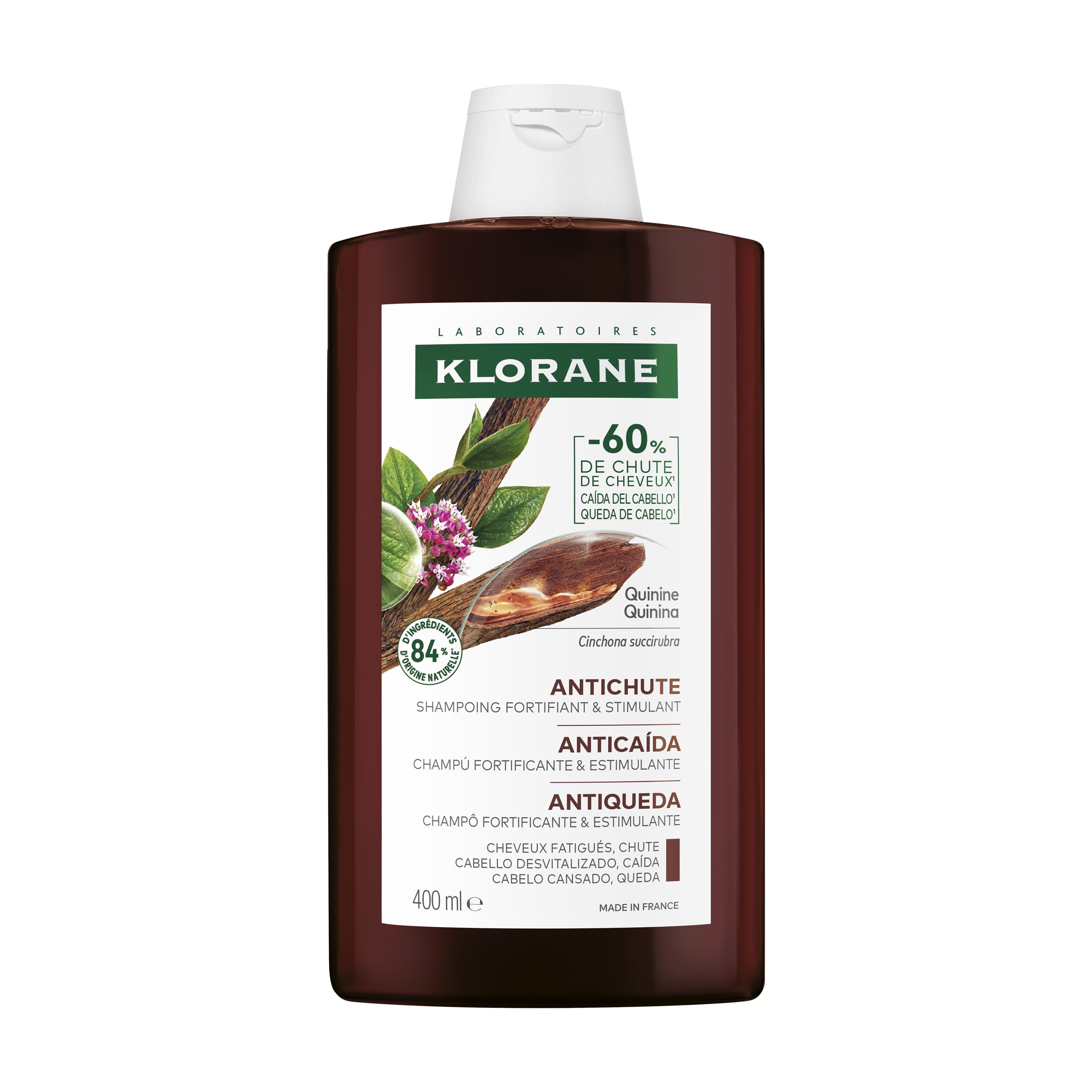 Klorane Capilar Champô Quinina & Edelvaisse BIO 400ml - Farmácia Garcia