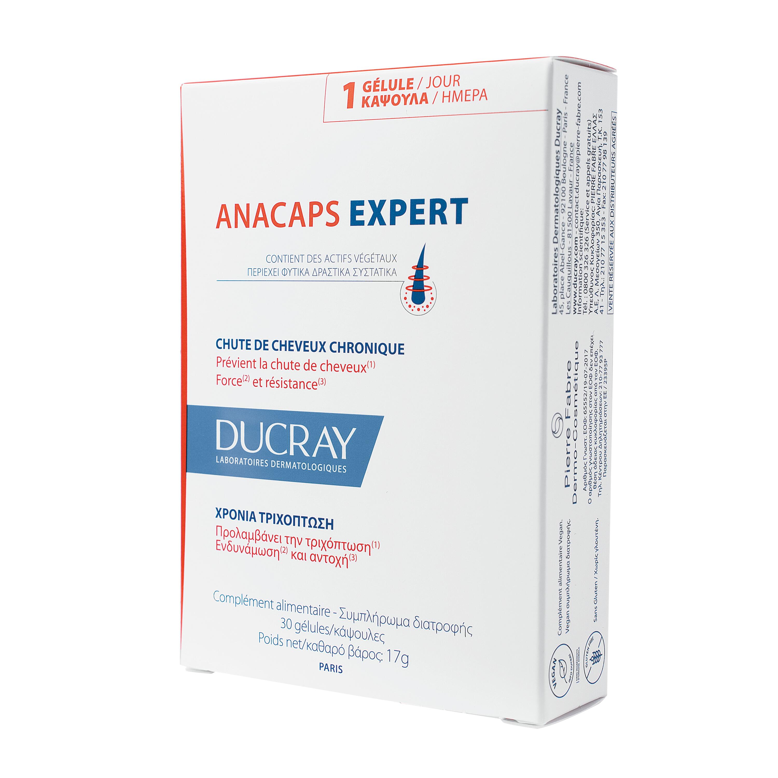 Ducray Anacaps Expert 30 Cápsulas - Farmácia Garcia