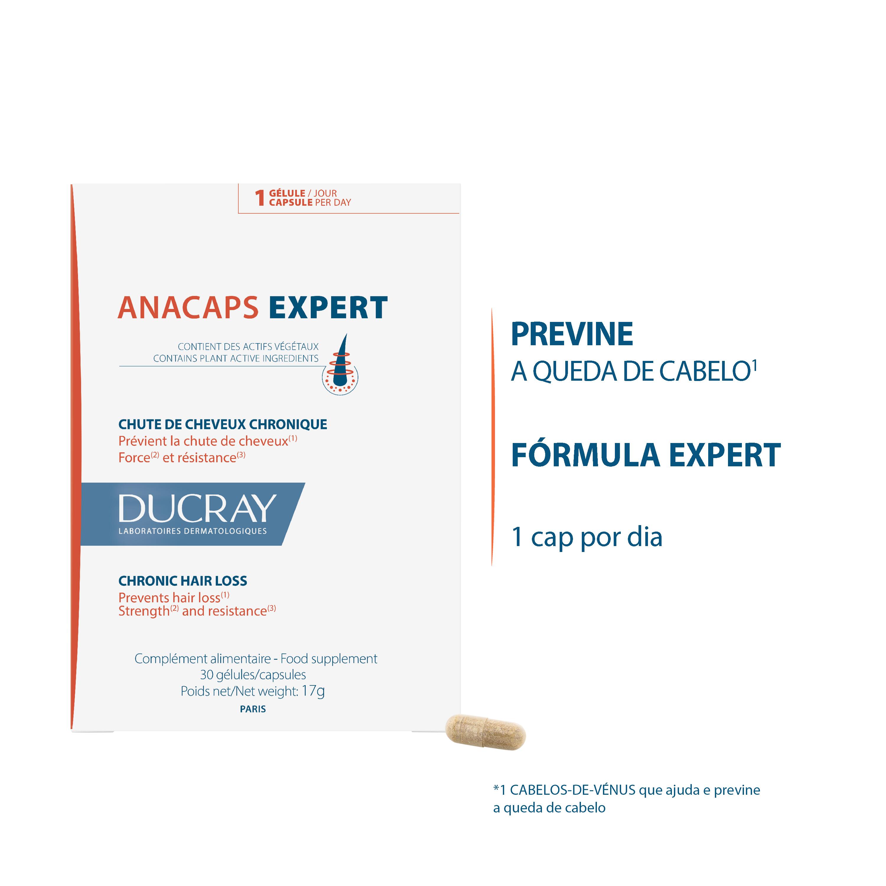 Ducray Anacaps Expert 30 Cápsulas - Farmácia Garcia