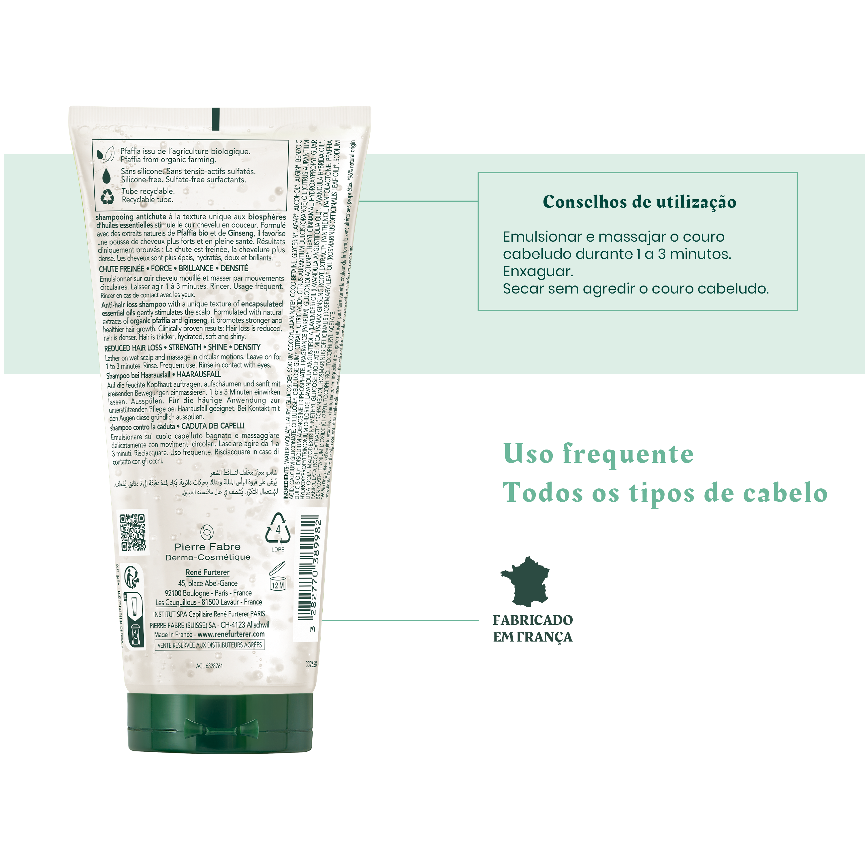 Rene Furterer Triphasic Champo Antiqueda Edição Especial 250ml - Farmácia Garcia