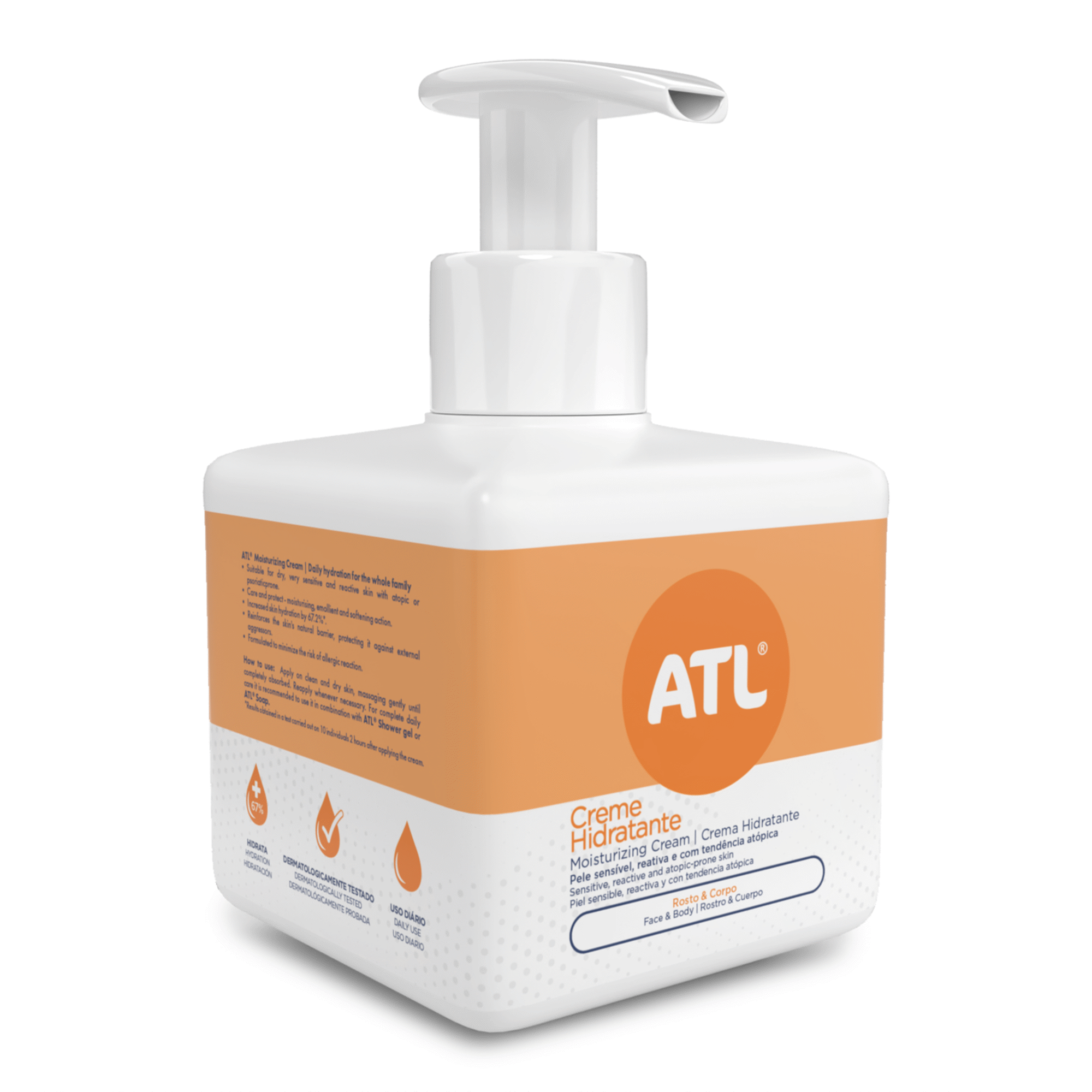 ATL Creme Hidratante 400gr - Farmácia Garcia