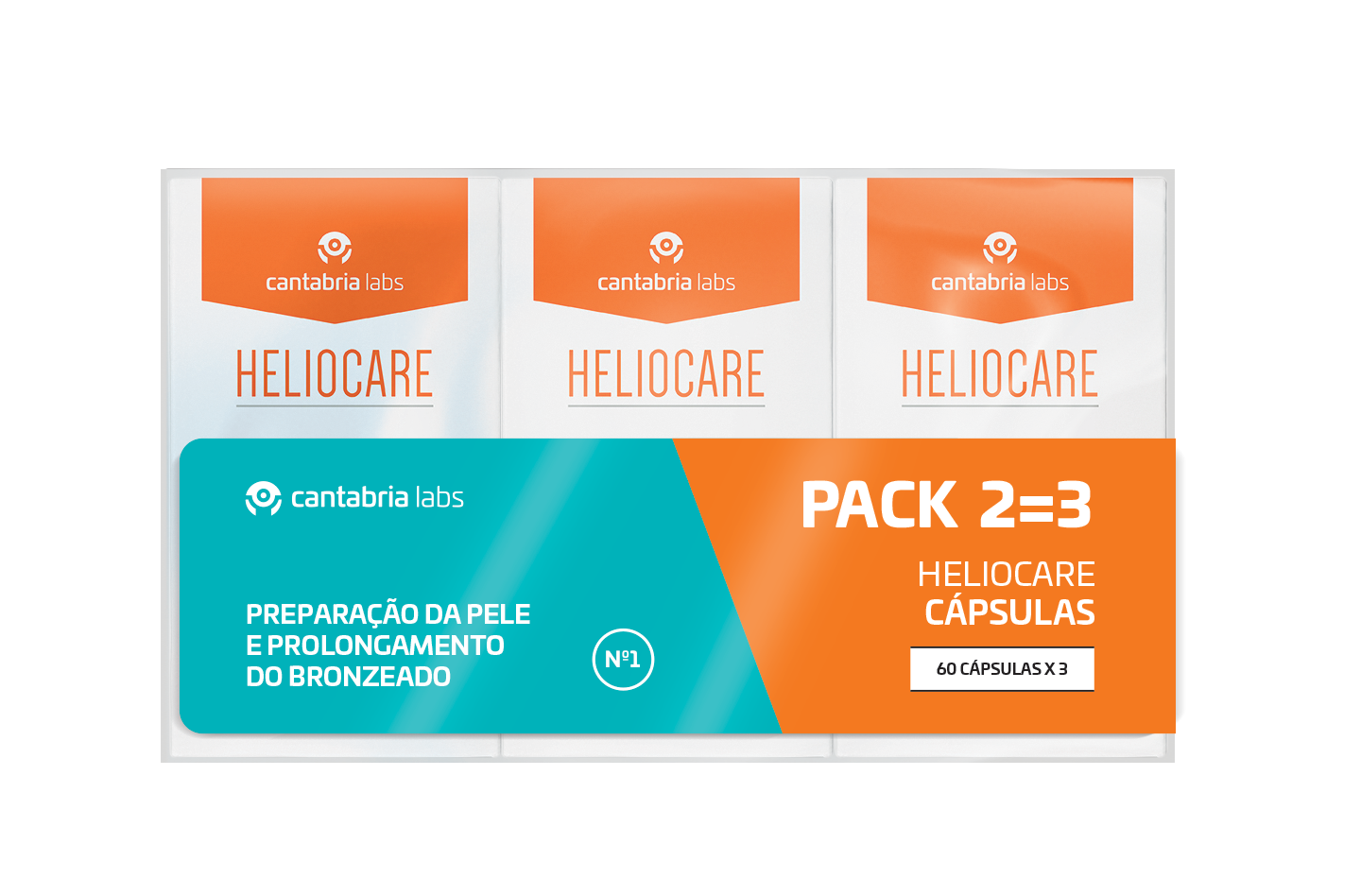 Heliocare 60 Cápsulas Oferta da 3ª Embalagem - Farmácia Garcia