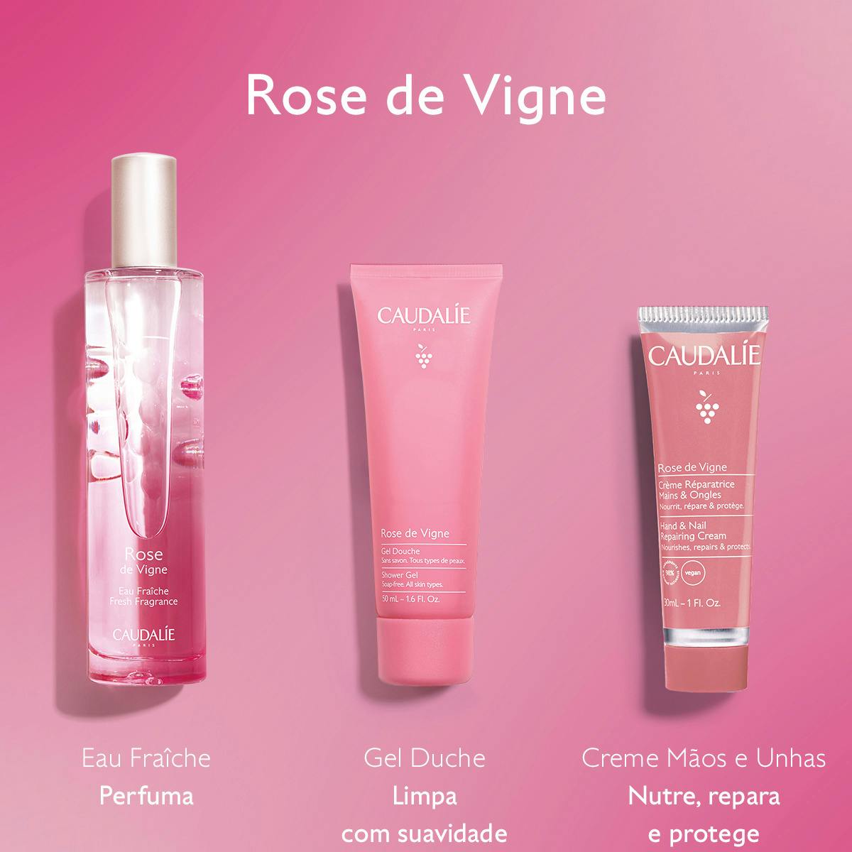 Caudalie Coffret Rose de Vigne - Farmácia Garcia