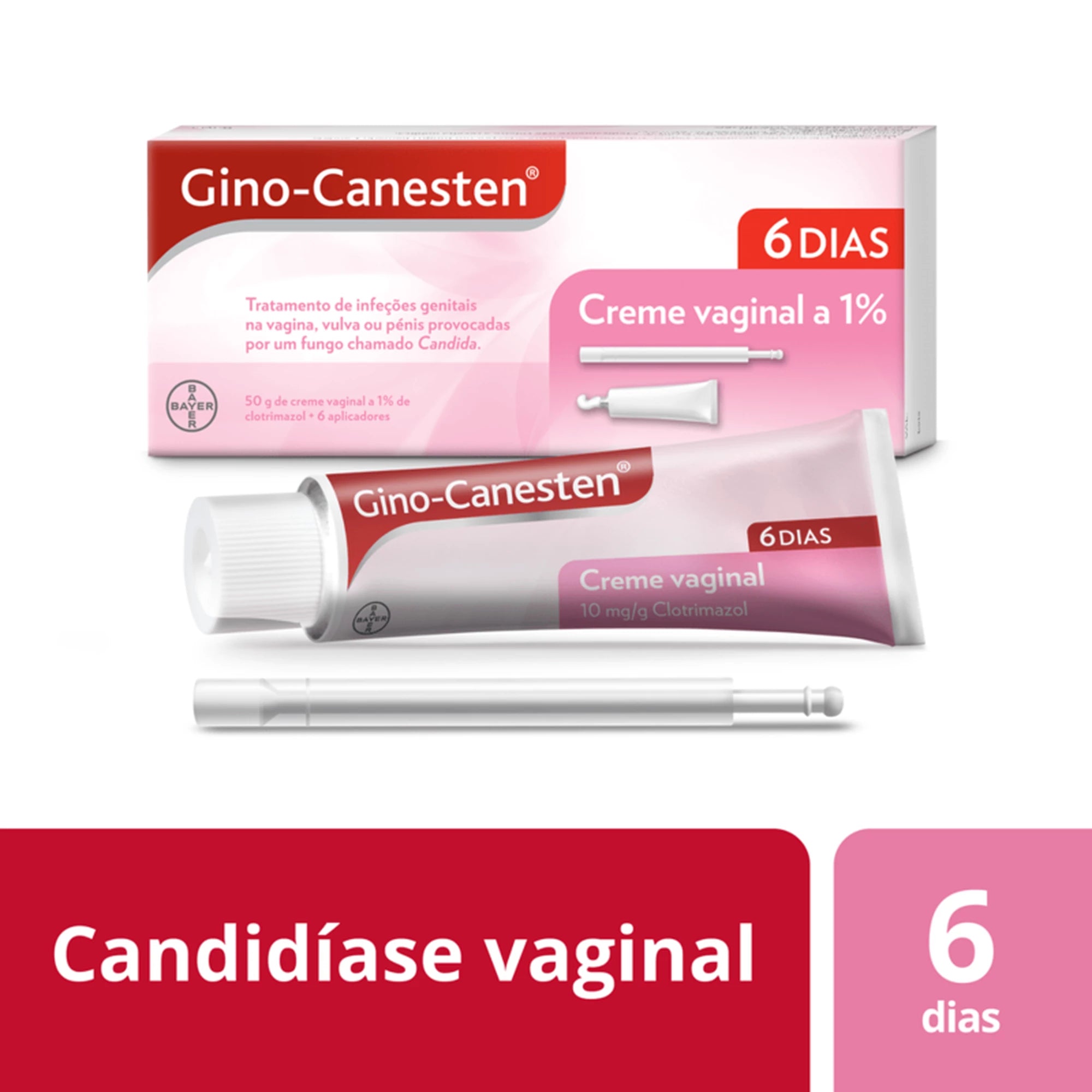 Gino-Canesten 10 mg/g Creme Vaginal 50g