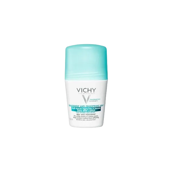 Vichy Desodorizante 48H Antitranspirante Antimanchas Roll-On 50ml - Farmácia Garcia
