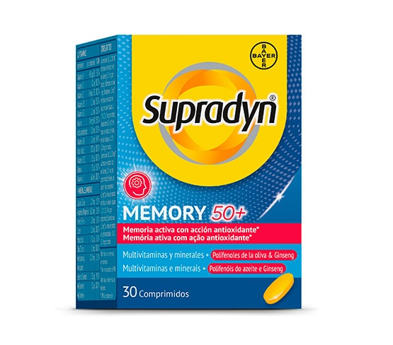 Supradyn Memory 50+ 30 Comprimidos - Farmácia Garcia