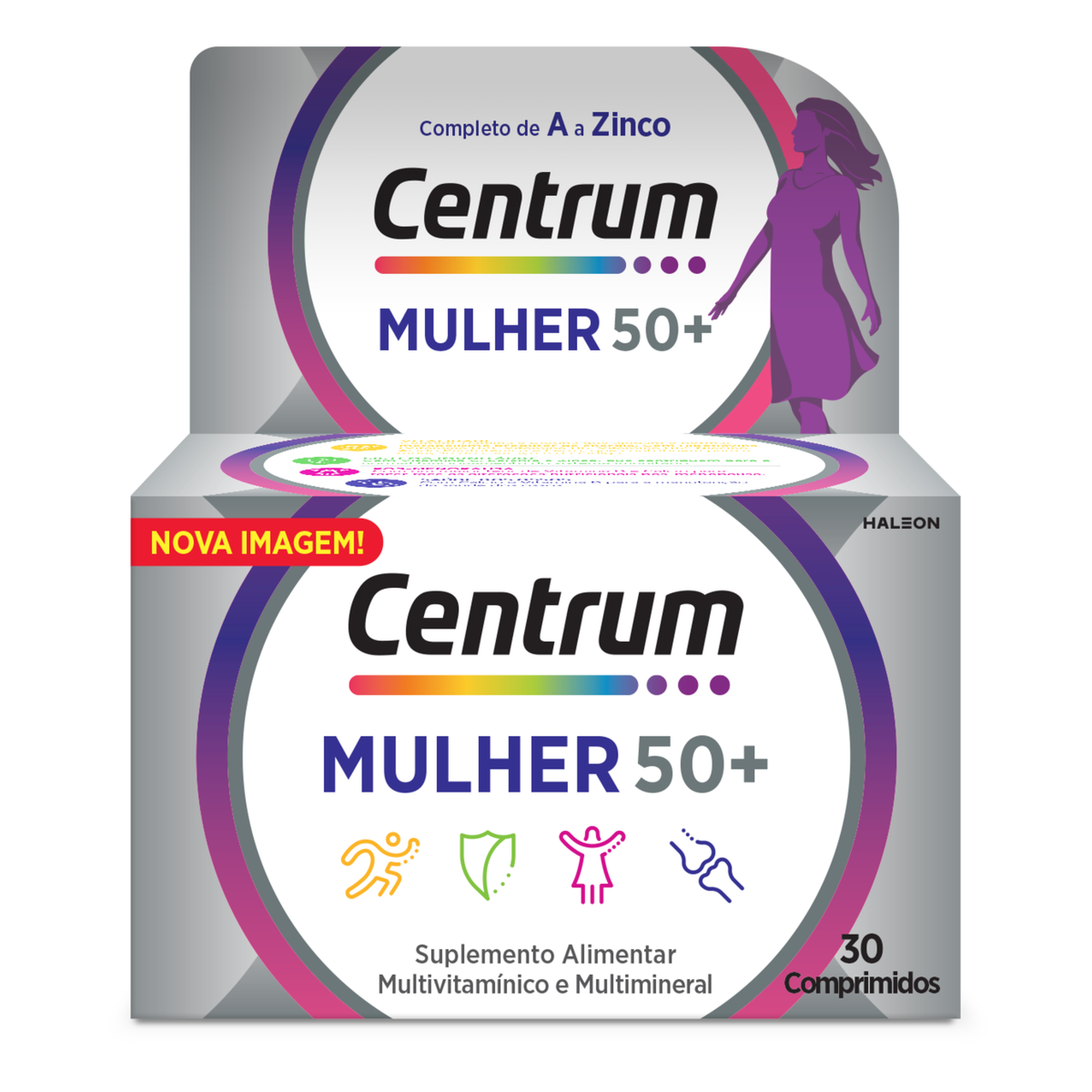 Centrum Mulher 50+ 30 Comprimidos - Farmácia Garcia