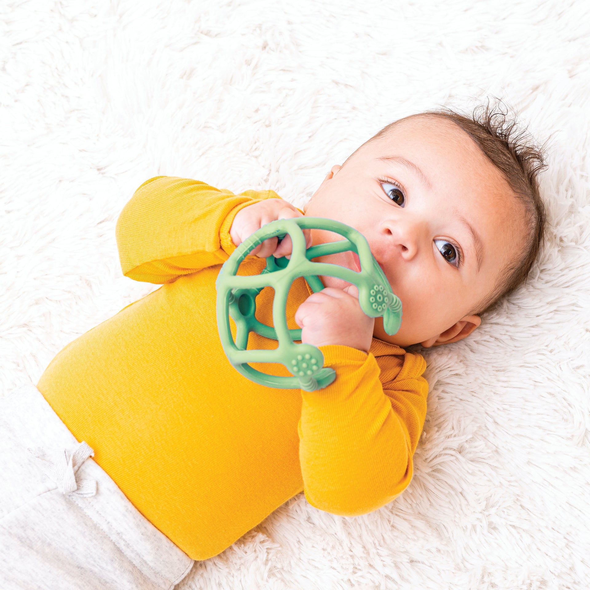 Nattou Mordedor 2 Bolas Silicone Menta - Farmácia Garcia