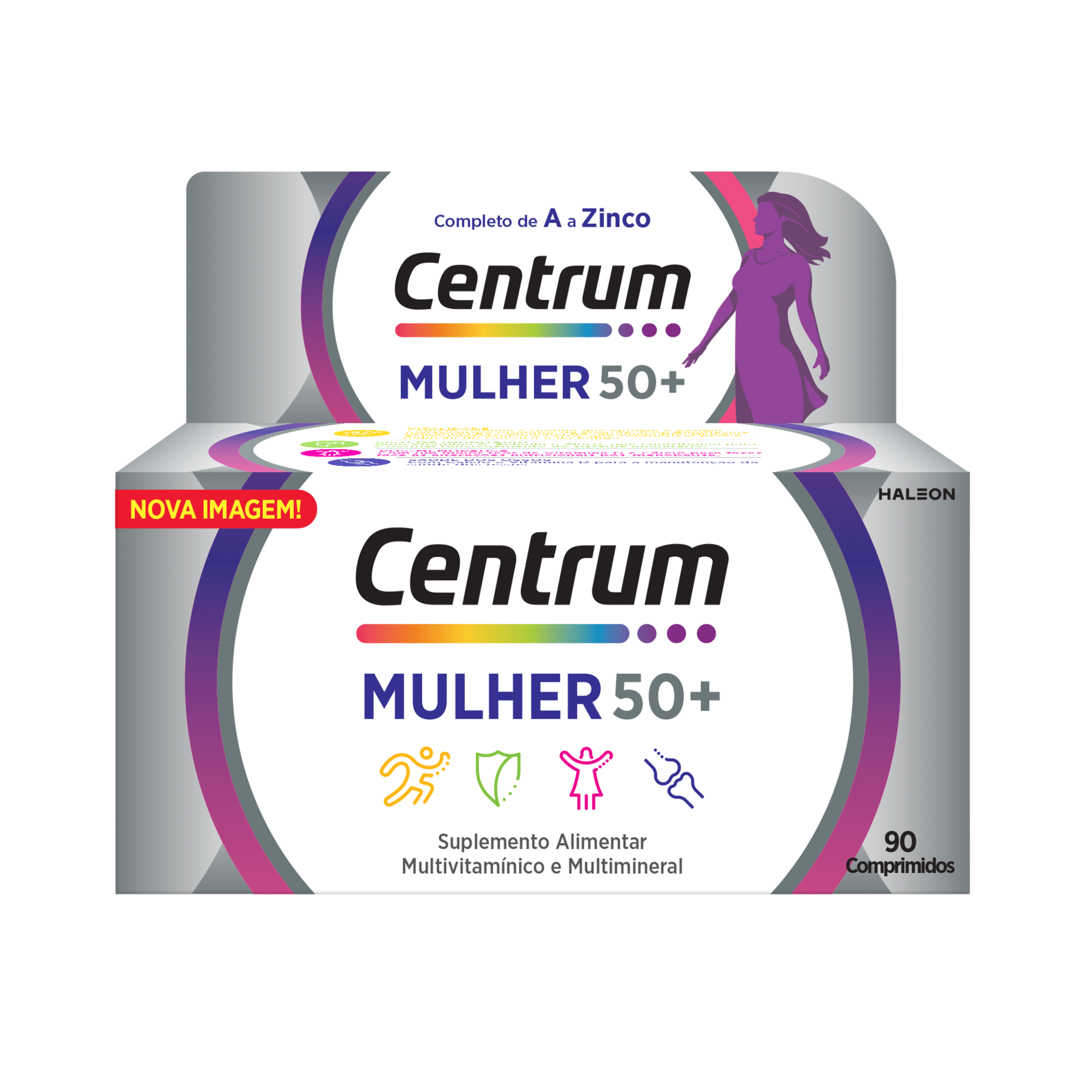 Centrum Mulher 50+ 90 Comprimidos - Farmácia Garcia