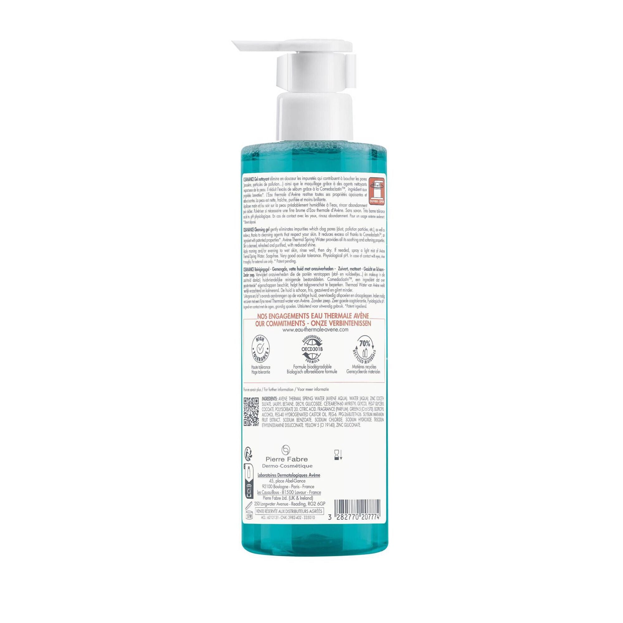 Avène Cleanance Gel 400ml - Farmácia Garcia