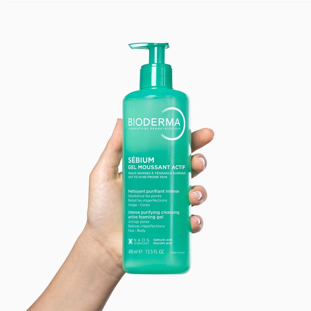 Bioderma Sébium Gel Moussant Actif 400ml - Farmácia Garcia