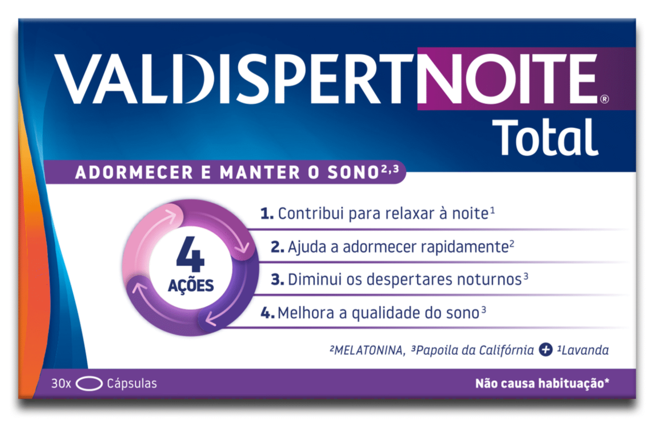 Valdispert Noite Total 30 Cápsulas Moles - Farmácia Garcia