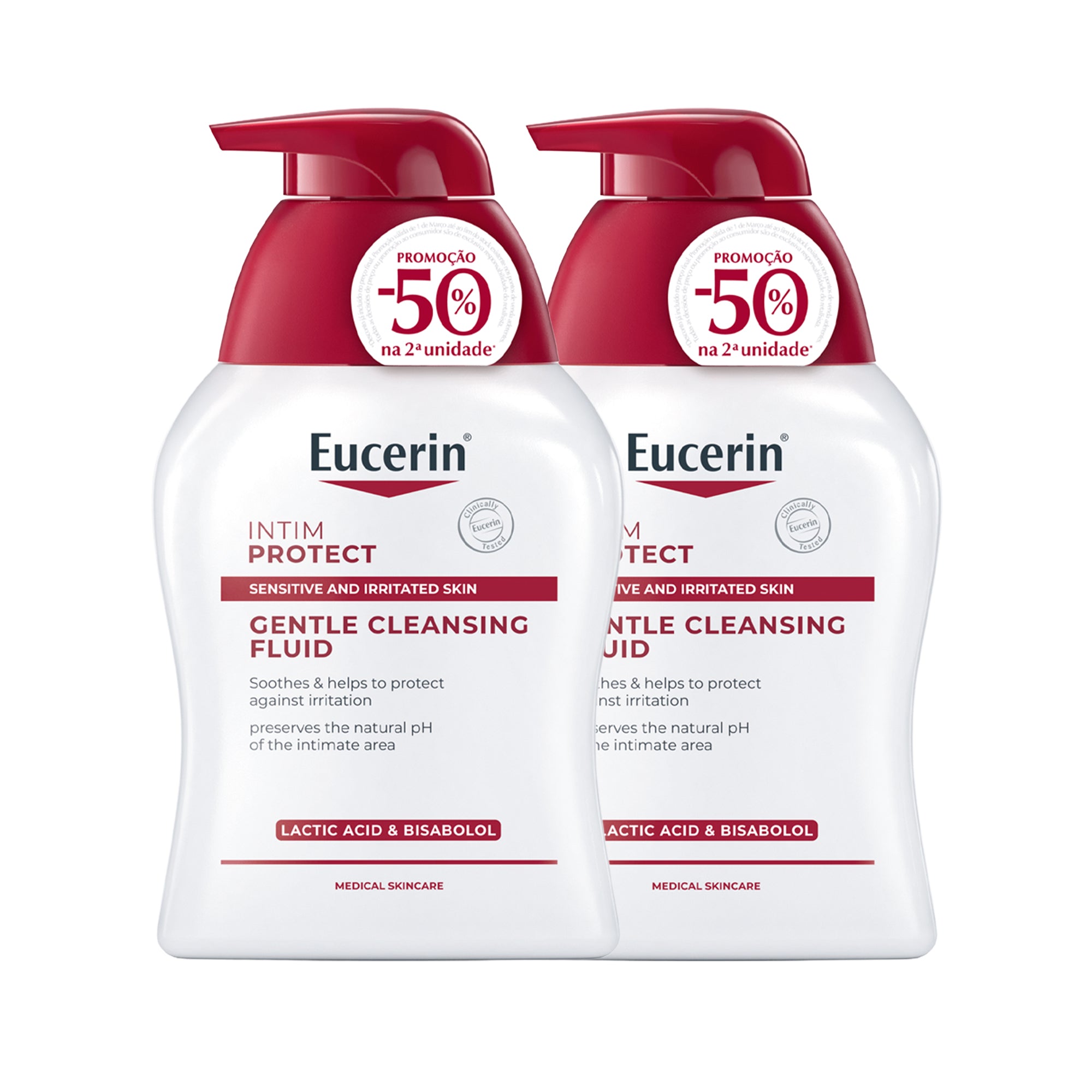 Intim Protect Gel Higiene Intima Pele Sensível 250ml + 250ml - Farmácia Garcia