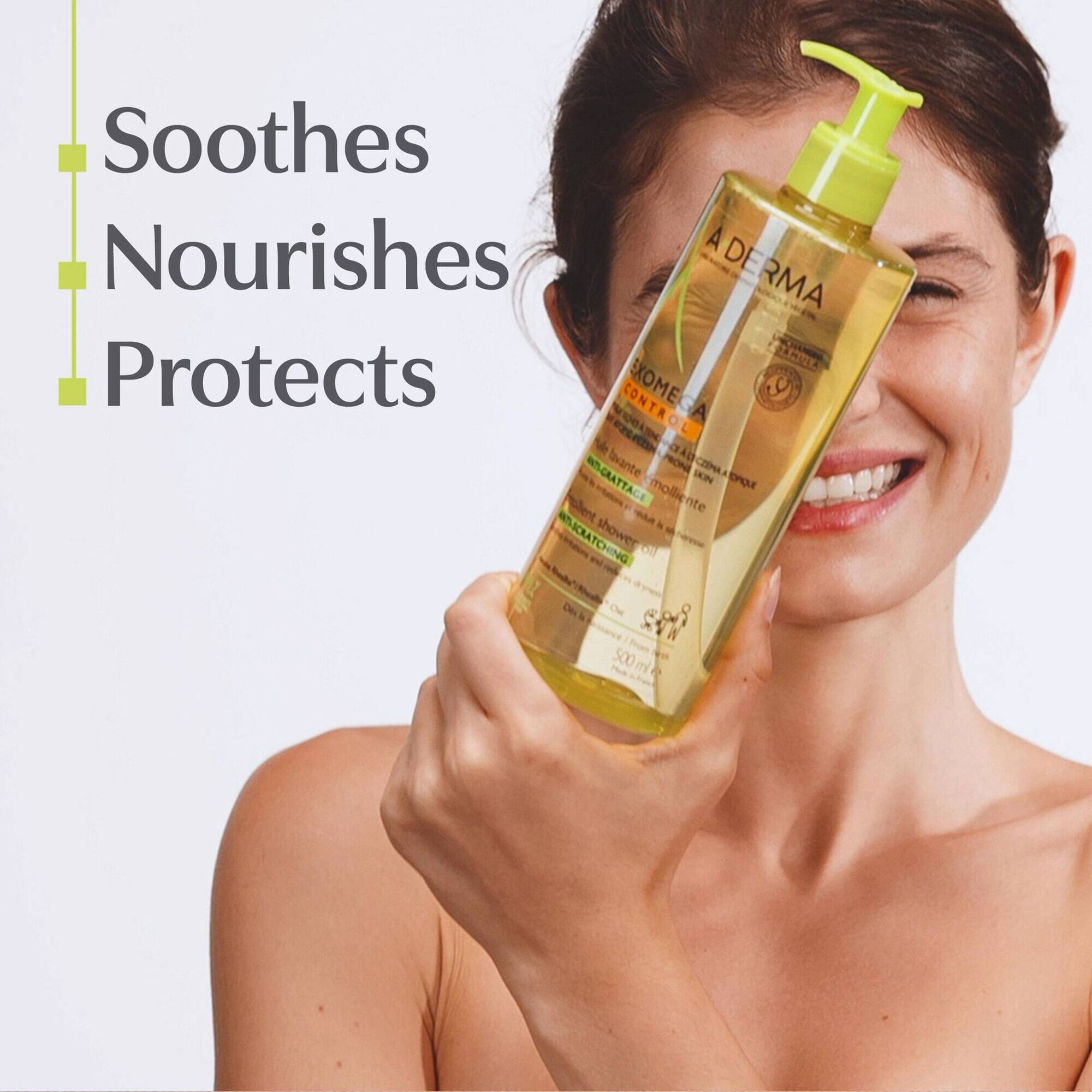 A-Derma Exomega Control Oleo Duche 500ml - Farmácia Garcia