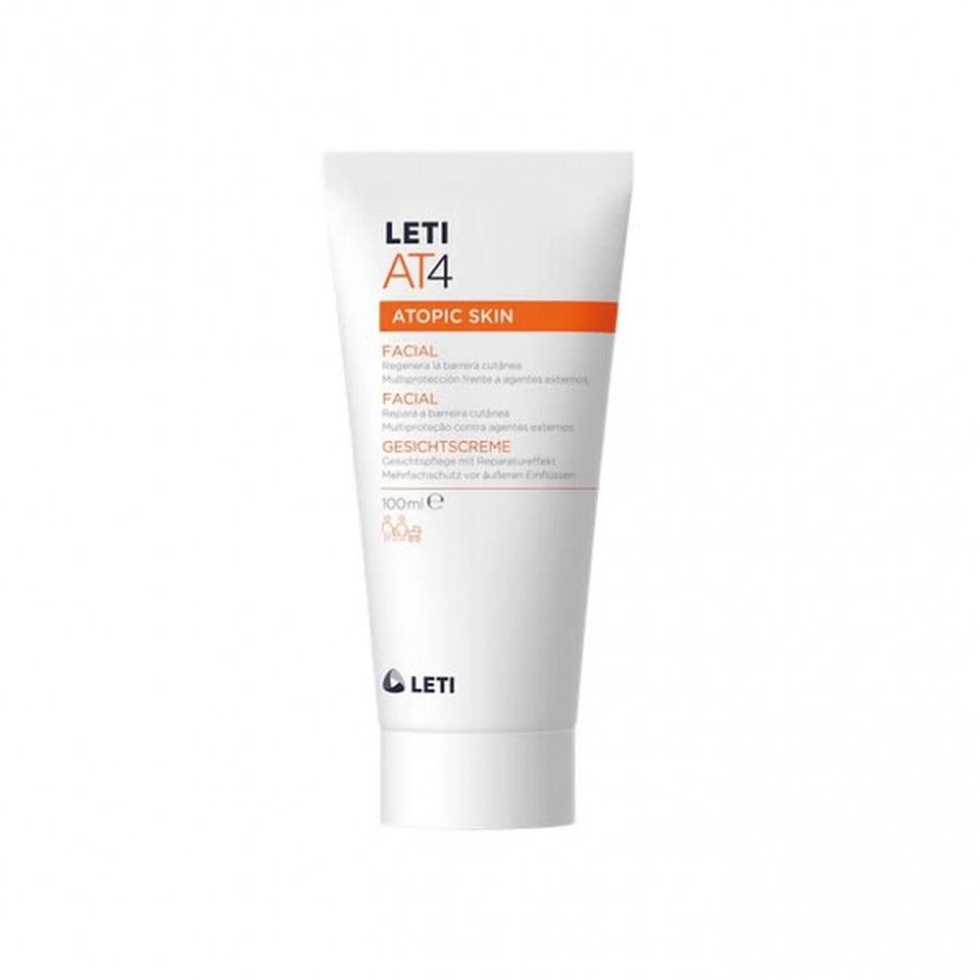 LetiAt4 Facial Creme Facial Pele Atópica 50ml - Farmácia Garcia