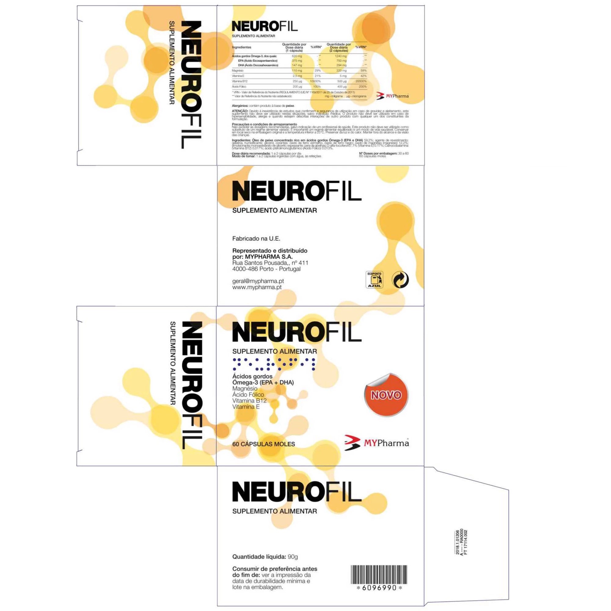 Neurofil 60 Cápsulas