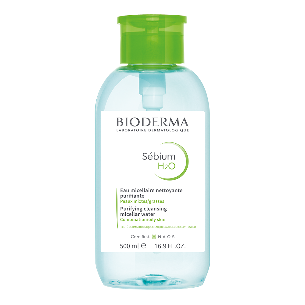 Sebium Água Micelar H2O Pump 500ml - Farmácia Garcia