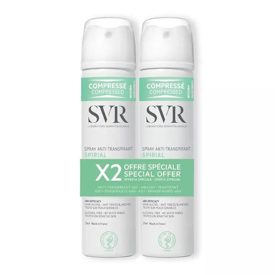 SVR Duo Spirial Spray Desodorizante Antitranspirante Intensivo 75ml