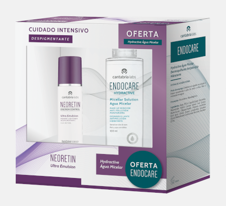 Neoretin Discrom Control Ultra Emulsão 30ml + Endocare Água Micelar 100ml - Farmácia Garcia