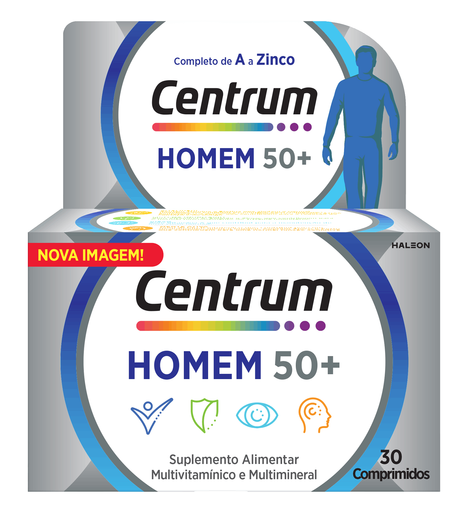 Centrum Homem 50+ 30 Comprimidos - Farmácia Garcia