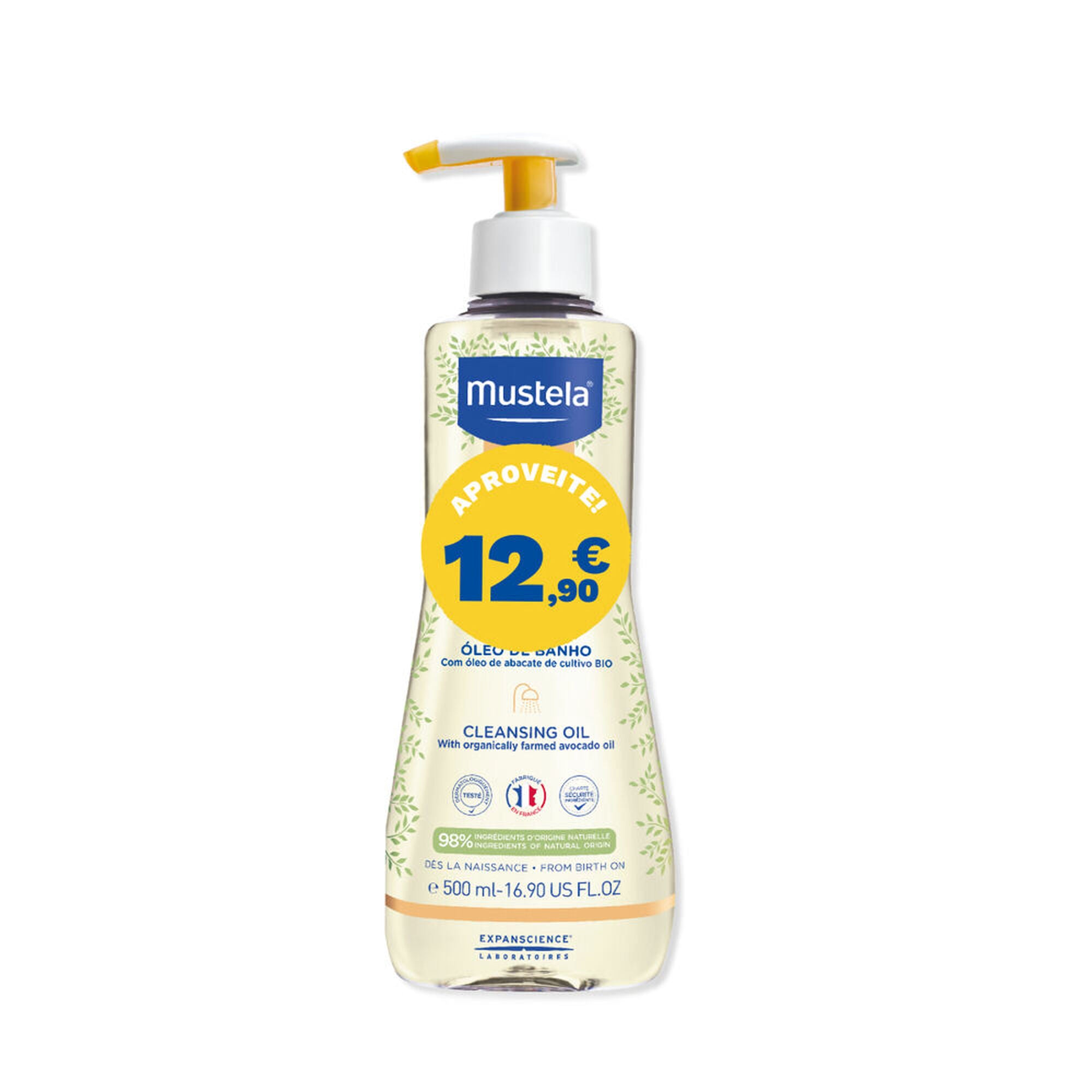 Mustela Bebé Óleo Lavante 500ml - Farmácia Garcia