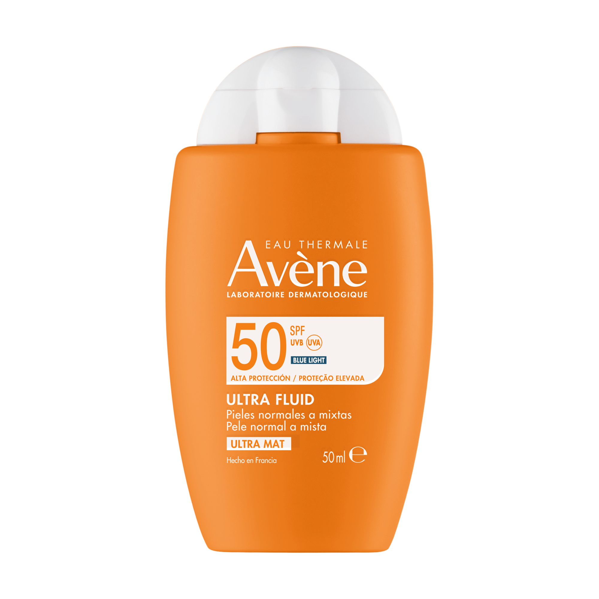 Avène Protetor Solar Fluido Ultra Mat SPF50+ 50ml - Farmácia Garcia