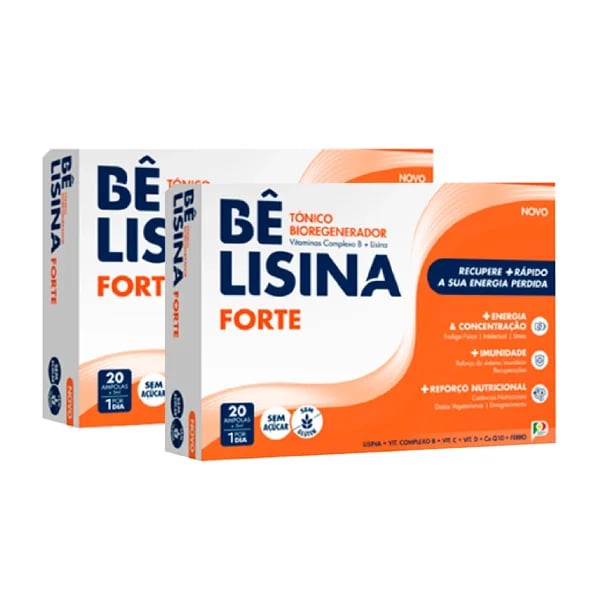 Bêlisina Forte 20 Âmpolas Bebíveis 5ml Duo Preço Especial - Farmácia Garcia