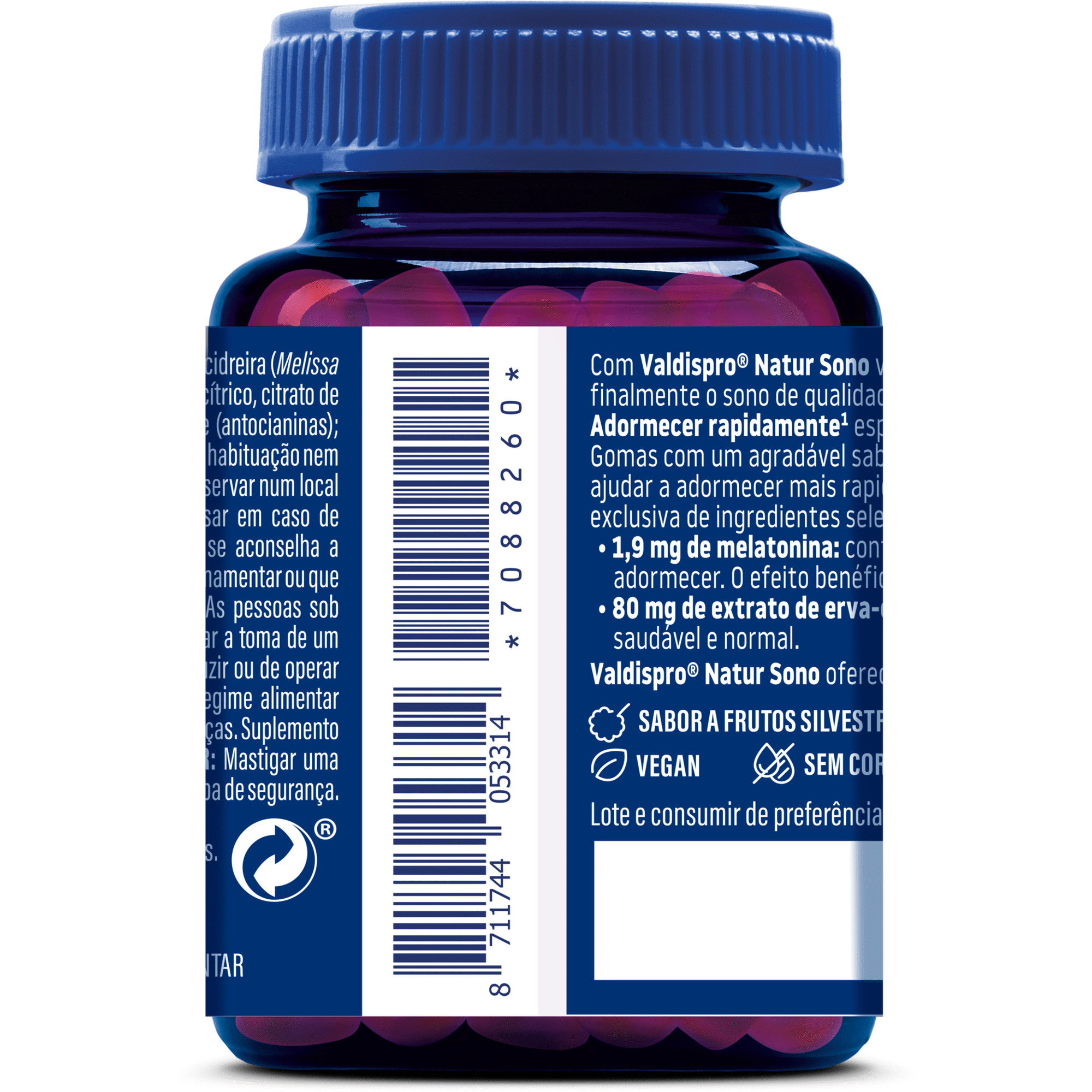 VALDISPRO Natur Sono 30 Gomas - Farmácia Garcia