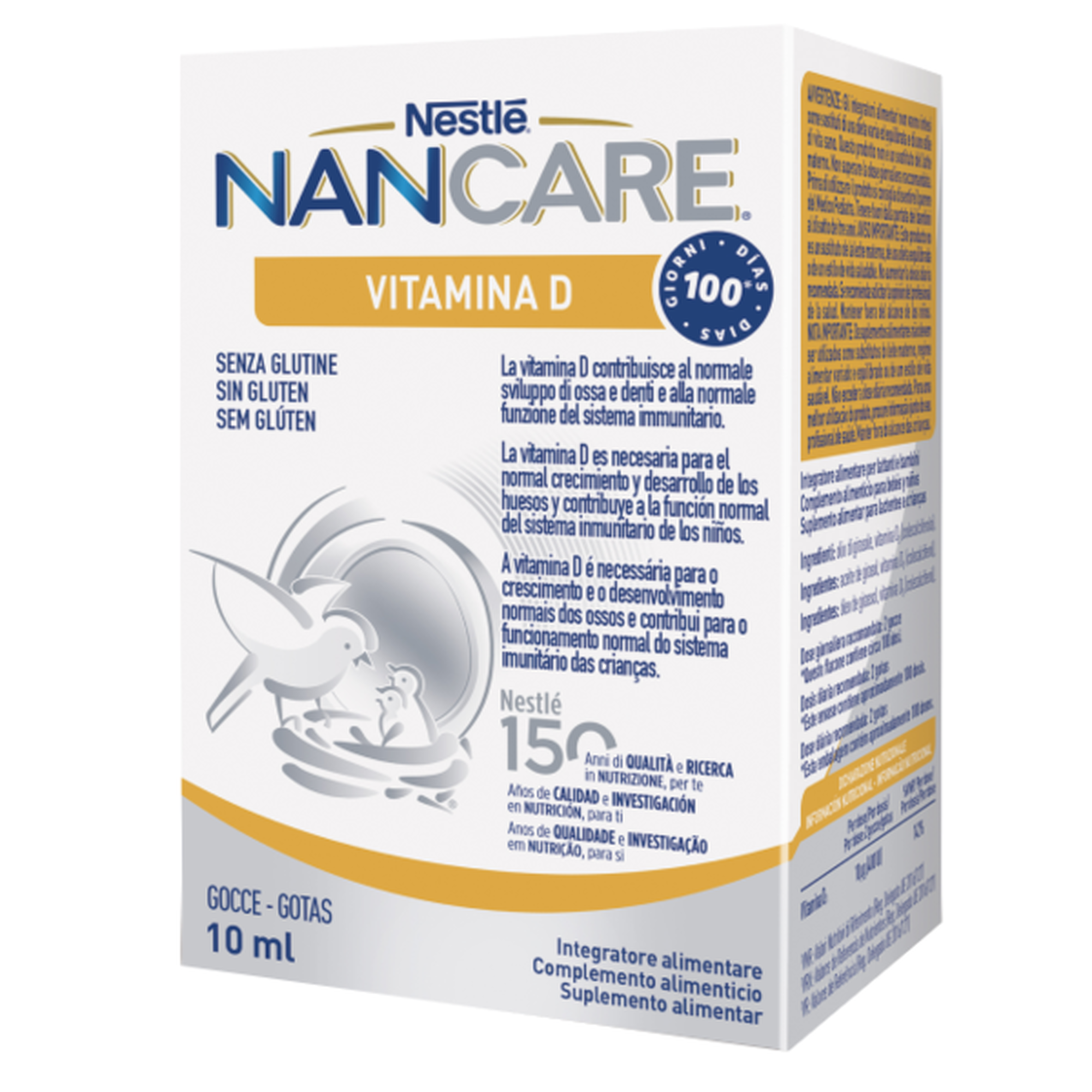 NANCARE Vitamina D Gotas 10ml - Farmácia Garcia