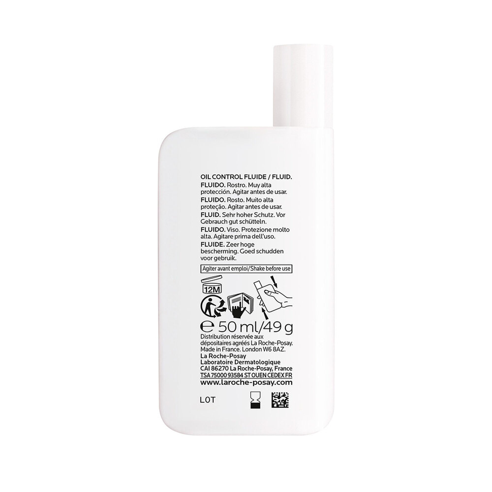 La Roche Posay Anthelios UVMune 400 Oil Control Fluído SPF50+ 50ml - Farmácia Garcia