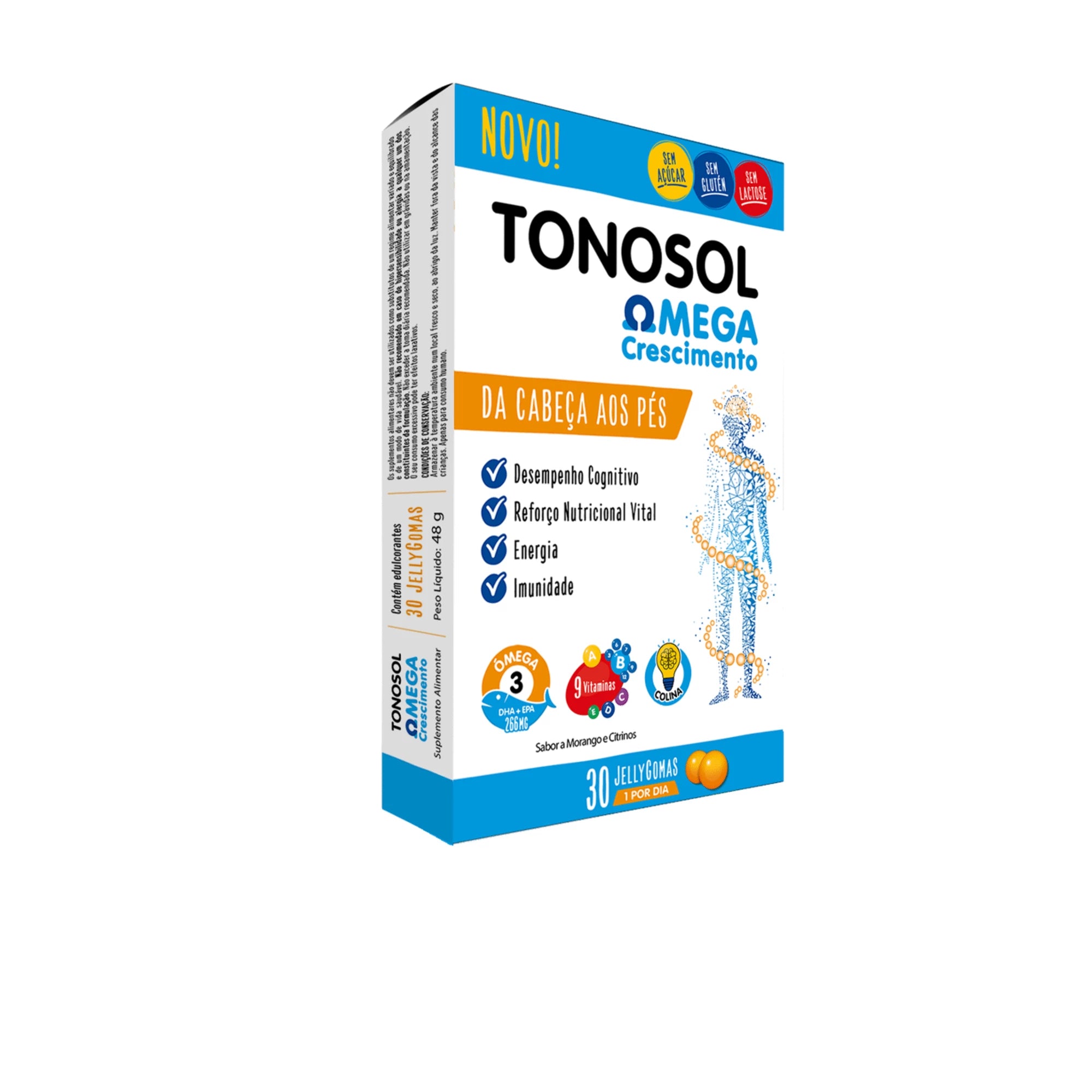 Tonosol Omega Crescimento 30 Gomas - Farmácia Garcia