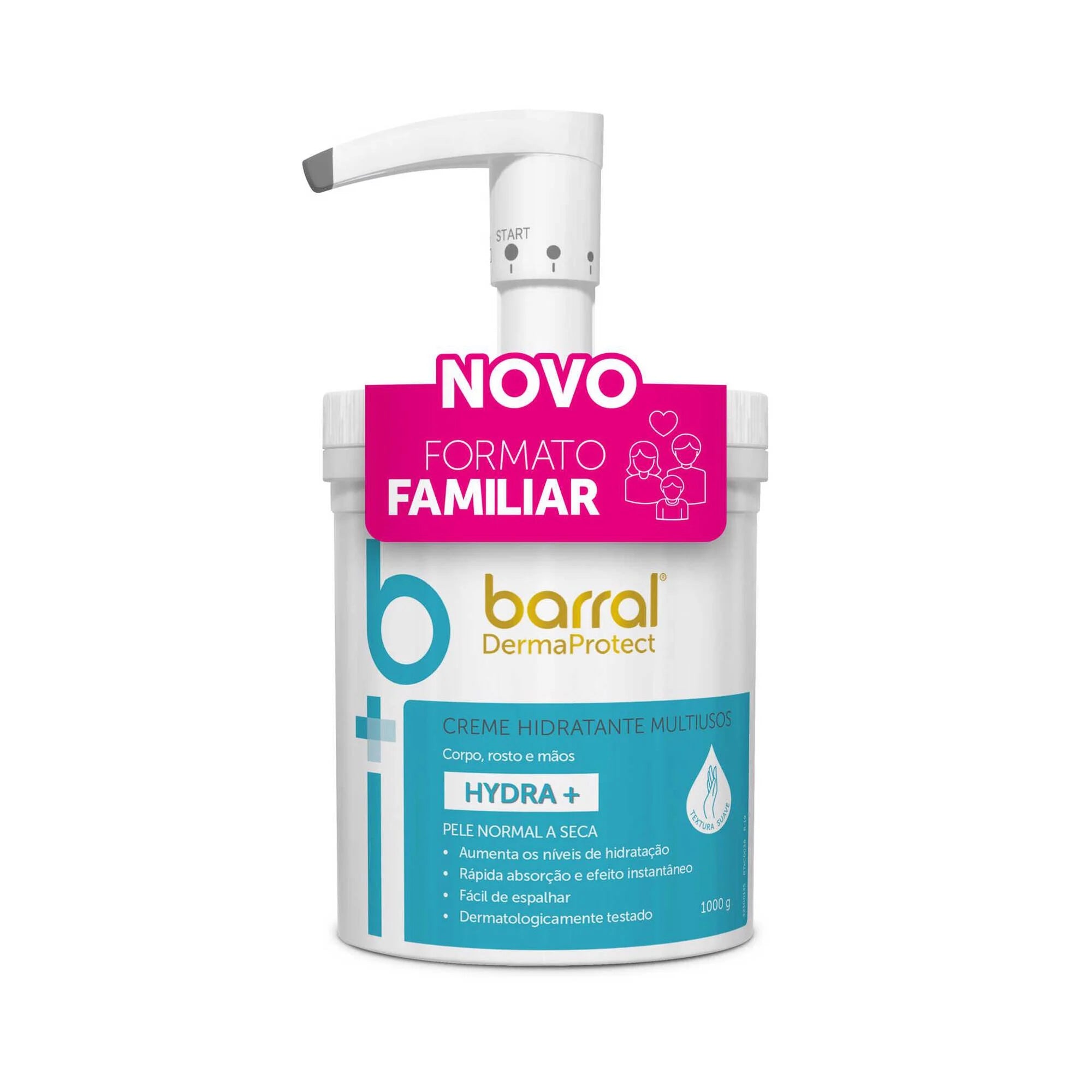Barral Dermaprotect Hydra+ Creme Multiusos 1kg - Farmácia Garcia