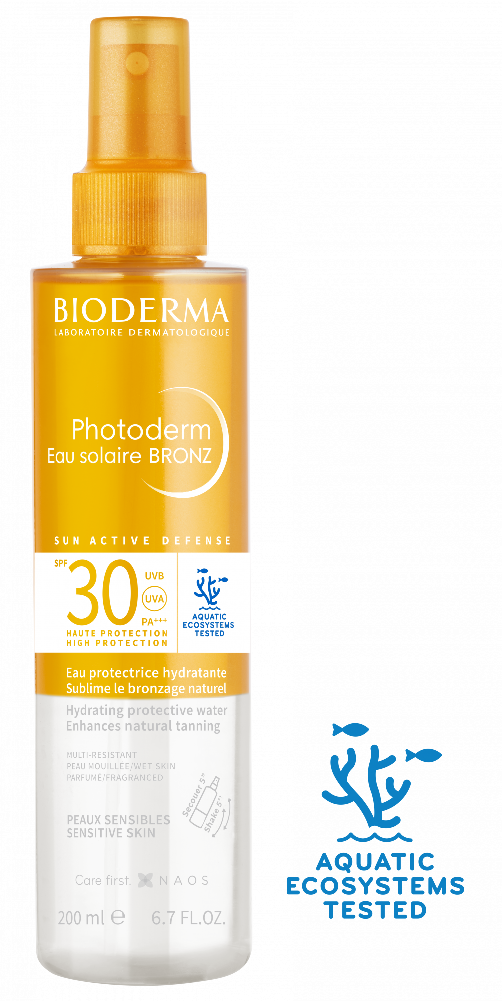 Bioderma Photoderm Eau Solaire Bronz SPF30 200ml - Farmácia Garcia
