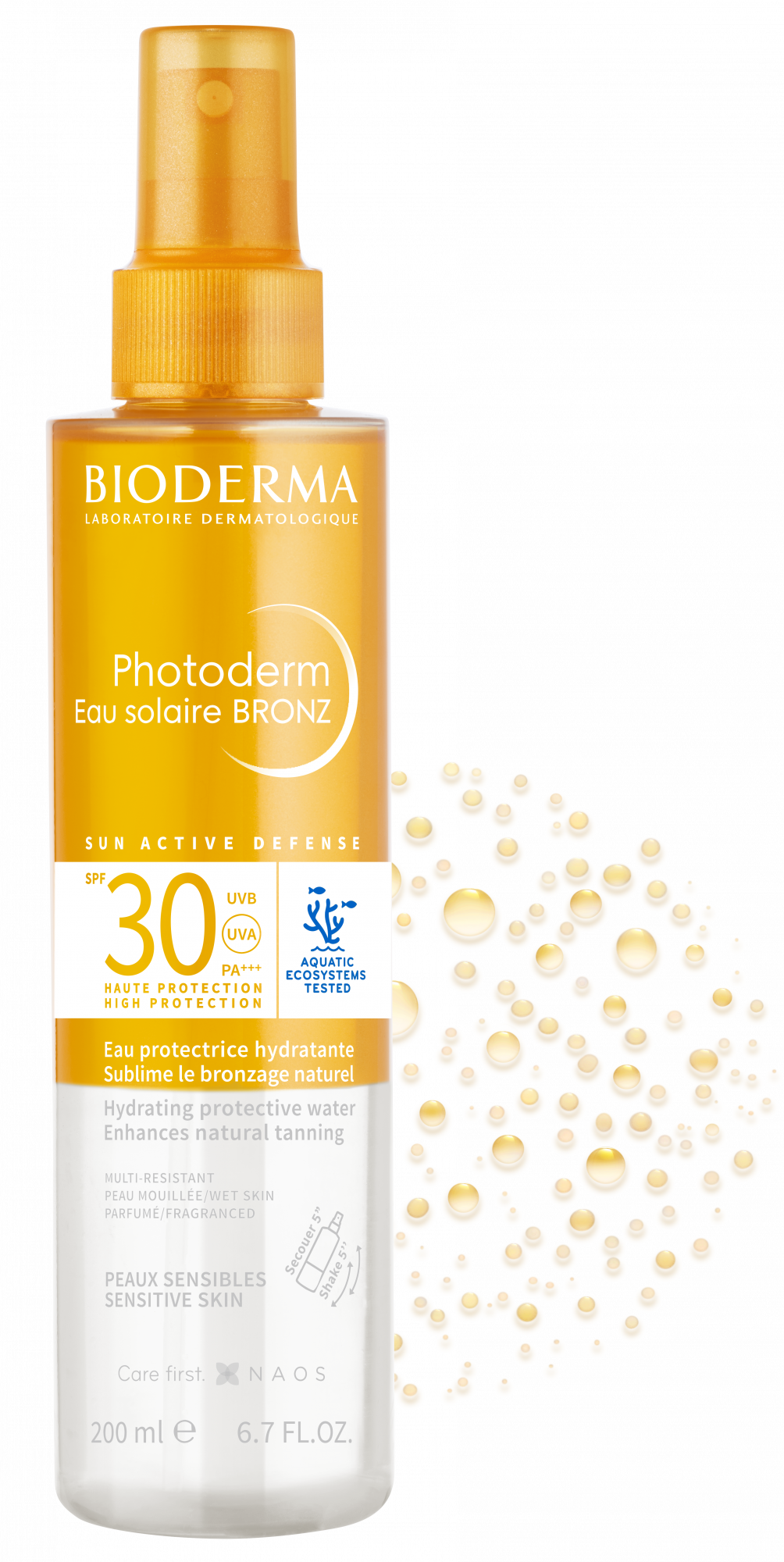 Bioderma Photoderm Eau Solaire Bronz SPF30 200ml - Farmácia Garcia