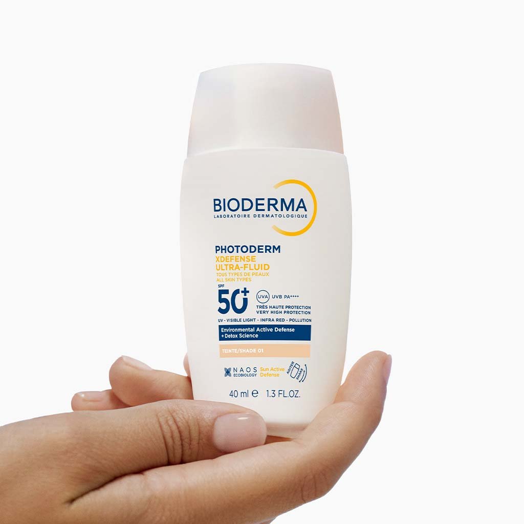 Bioderma Photoderm X Defense Ultra Fluido SPF50+ Muito Claro 40ml - Farmácia Garcia